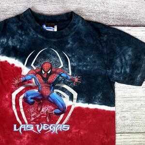 2010 Spider-Man Las Vegas Tie Die Marvel Comics T-shirt